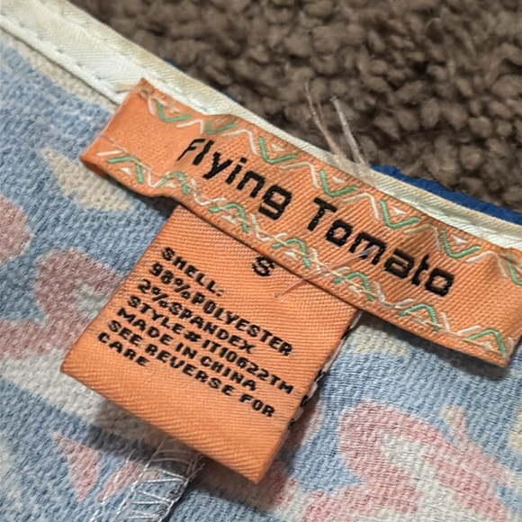 Flying Tomato|Anthropologie|S-Boho 3/4 Wide Sleeve Kimono Style Blouse--EUC - Picture 10 of 16